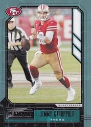2020 Panini Playbook Base Set Jimmy Garoppolo #97 card
