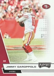 2020 Panini Playoff Base Set Jimmy Garoppolo #110 card