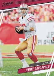 2020 Panini Prestige Base Set Jimmy Garoppolo #6 card