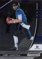 2020 Panini Prizm Draft Picks Base Set Jimmy Garoppolo #52 card