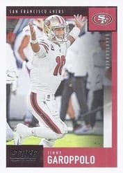 2020 Score Base Set Jimmy Garoppolo #311 card