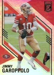 2021 Donruss Elite Base Set Jimmy Garoppolo #21 card