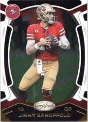 2021 Panini Certified Base Set Jimmy Garoppolo #96 card