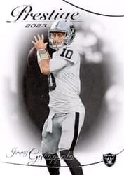 2023 Panini Prestige Base Set Jimmy Garoppolo #155 card