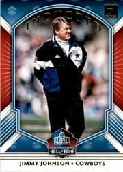 2020 Donruss Inducted Jimmy Johnson #I-JJ card