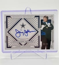 2025 Panini National Treasures Personalized Treasures Jimmy Johnson #10 card