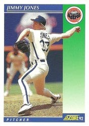 1992 Score Base Set Jimmy Jones #33 card