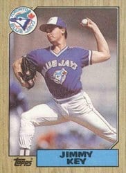 1987 Topps Base Set Jimmy Key #29 card
