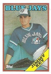 1988 Topps Base Set Jimmy Key #682 card