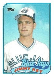1989 Topps Base Set Jimmy Key #229 card