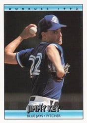 1992 Donruss Base Set Jimmy Key #219 card