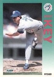 1992 Fleer Base Set Jimmy Key #332 card