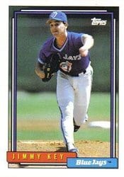 1992 Topps Base Set Jimmy Key #482 card