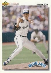 1992 Upper Deck Base Set Jimmy Key #302 card