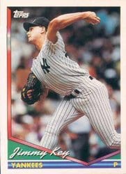1994 Topps Base Set Jimmy Key #120 card