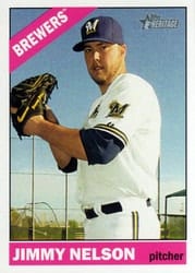 2015 Topps Heritage Base Set Jimmy Nelson #631 card