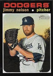 2020 Topps Heritage Base Set Jimmy Nelson #644 card