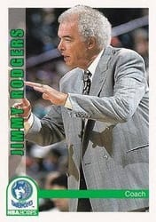 1992-93 Hoops Base Set Jimmy Rodgers #254 card