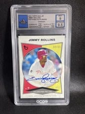 2023 Topps Brooklyn Collection Autographs Jimmy Rollins #AC-JR card