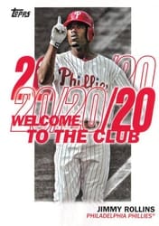 2023 Topps Welcome to the Club Jimmy Rollins #WC-3 card