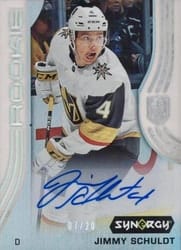 2019-20 Upper Deck Synergy Base Set Jimmy Schuldt #63 card