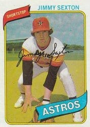 1980 Topps Base Set Jimmy Sexton #11 card