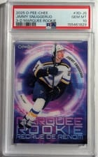 2025-26 O-Pee-Chee 3D Marquee Rookie Jimmy Snuggerud #3D-JS card