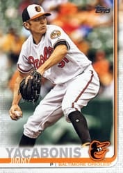 2019 Topps Base Set Jimmy Yacabonis #575 card
