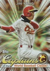 2023 Topps World Baseball Classic Captains of the Classic Jin Yang #CC-3 card