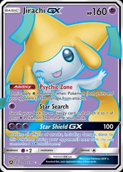 Unified Minds Jirachi-GX #79a card