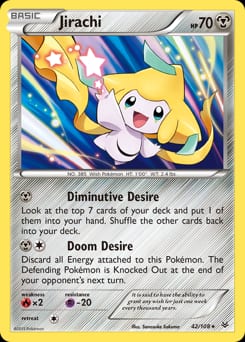 Roaring Skies Jirachi #42 card