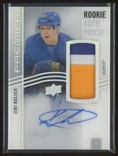 2023-24 Upper Deck Premier Acetate Rookie Autograph Patch Jiri Kulich #AR-KU card