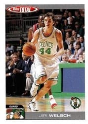 2004-05 Topps Total Base Set Jiri Welsch #186 card