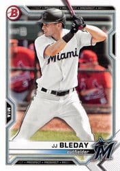 2021 Bowman Draft Base Set JJ Bleday #BD-17 card