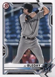 2021 Bowman Prospects JJ Bleday #BP-93 card