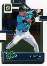2022 Donruss Optic Rated Prospects JJ Bleday #RP-8 card