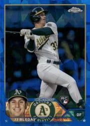 2023 Topps Chrome Update Sapphire Edition Base Set JJ Bleday #USCS330 card