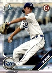 2019 Bowman Draft Base Set JJ Goss #BD-61 card