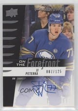 2023-24 Upper Deck Premier On the Forefront Autograph JJ Peterka #OFA-JP card