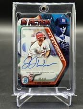2025 Bowman Draft Bowman in Action Autographs JJ Wetherholt #BIA-JW card