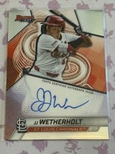 2025 Bowman's Best Best of 2025 Autographs JJ Wetherholt #B25-JJW card