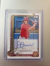 2025 Topps Pro Debut Autographs JJ Wetherholt #PD-94 card