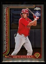 2025 Topps Pro Debut Chrome JJ Wetherholt #PDC-94 card