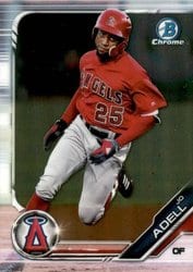 2019 Bowman Chrome Prospects Jo Adell #BCP-4 card
