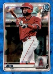 2020 Bowman Sapphire Edition Base Set Jo Adell #BCP-100 card