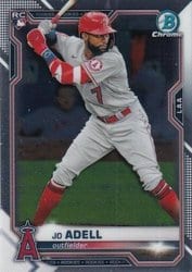2021 Bowman Chrome Base Set Jo Adell #42 card