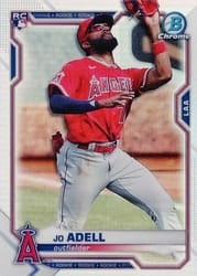 2021 Bowman Chrome Base Set Jo Adell #42b card