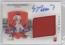 2021 Panini Chronicles America's Pastime Material Signatures Jo Adell #PMS-JA card