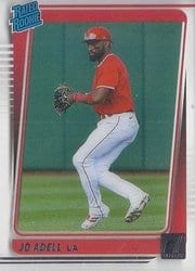 2021 Panini Chronicles Clearly Donruss Jo Adell #11 card