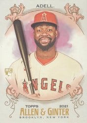 2021 Topps Allen & Ginter Base Set Jo Adell #142 card